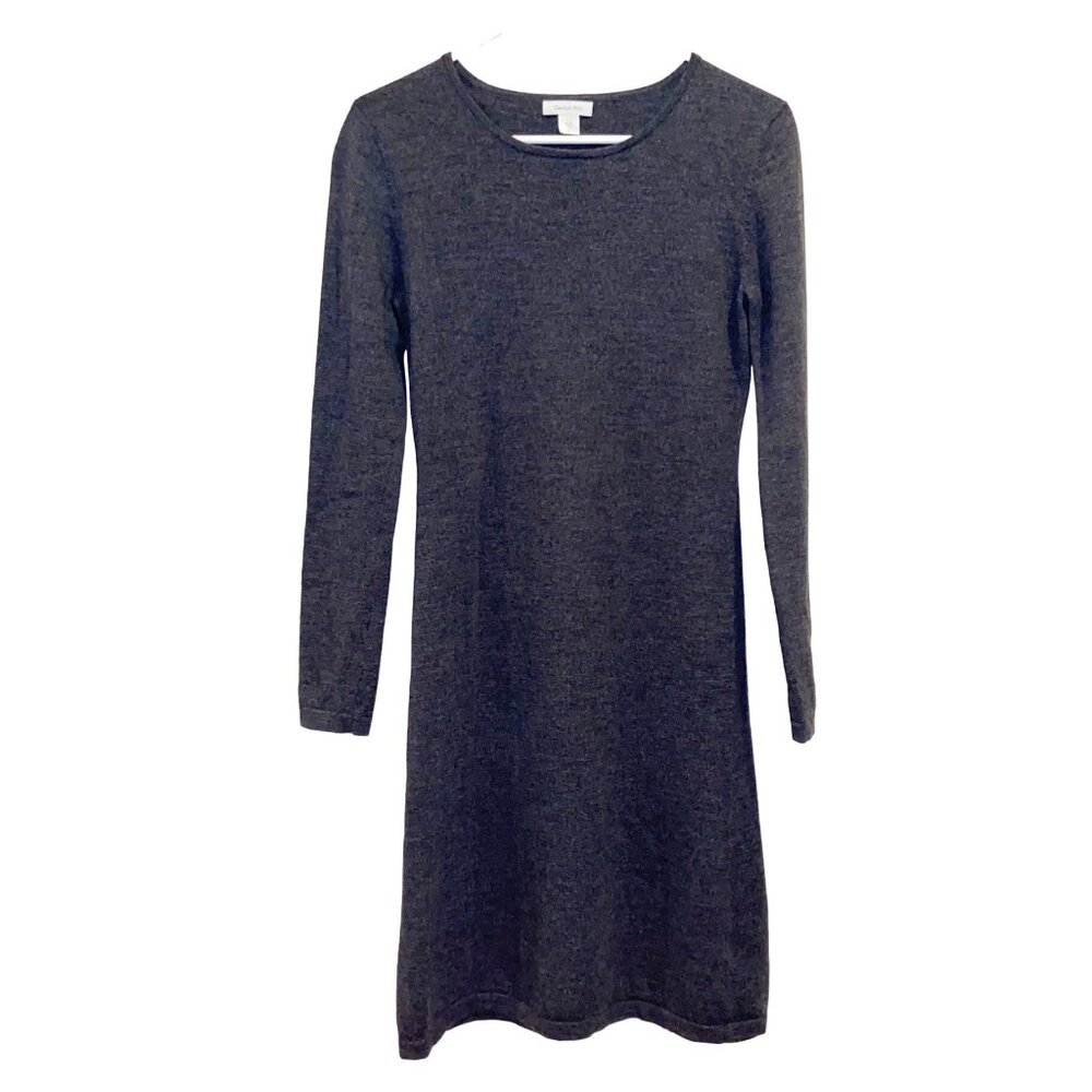 Garnet Hill Modern Wool Sweater Dress Small
